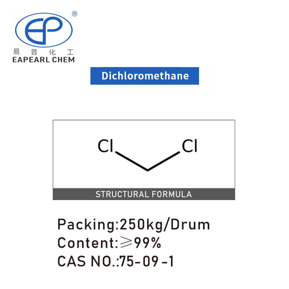 Molecular structure of Dichloromethane presented by Eapearl Chem.