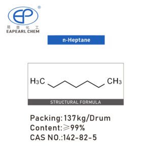 Molecular structure representation of n-Heptane by Eapearl Chem.