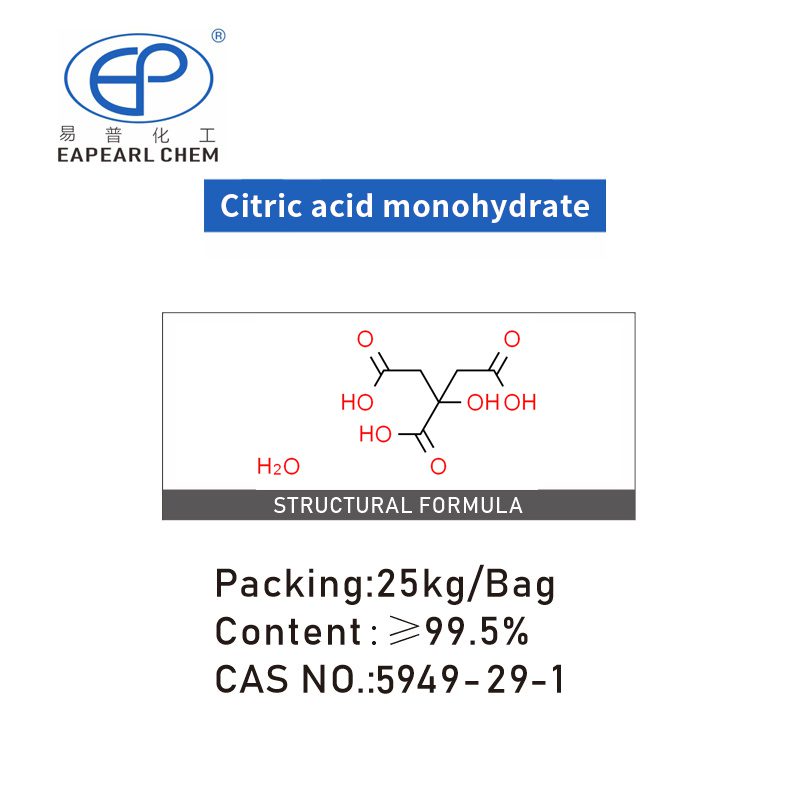 Molecular structure of Citric Acid Monohydrate by Eapearl Chem.