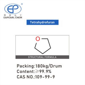 Molecular structure of Tetrahydrofuran by Eapearl Chem.