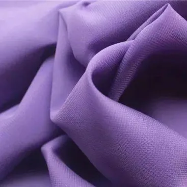 Lavender-colored fabric made from PLA fibers, showcasing natural skin-friendly and antibacterial properties.