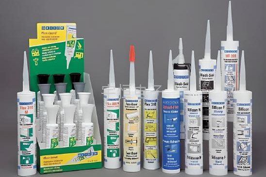 Various adhesive products showcasing the use of 2-Butanone (MEK) in their manufacturing for strong and durable bonds.